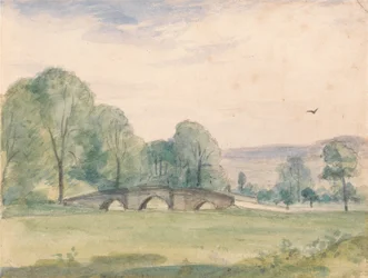 Paisaje con puente